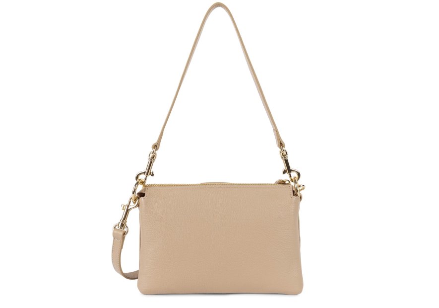 Lancaster 529-73 - CUIR DE VACHETTE - BEIG dune trotteur multipoches Sacs à mains