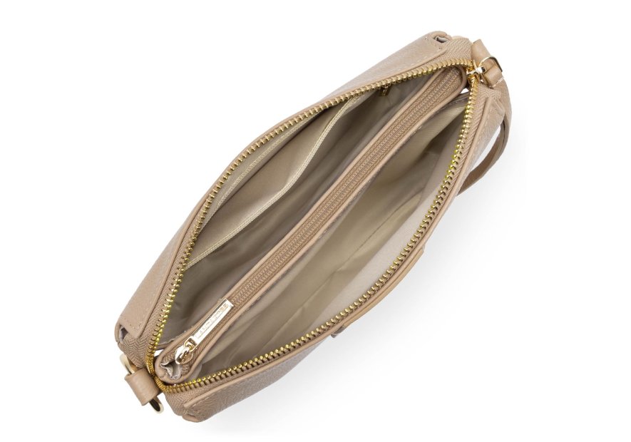 Lancaster 529-73 - CUIR DE VACHETTE - BEIG dune trotteur multipoches Sacs à mains