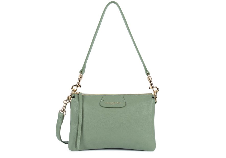 Lancaster 529-73 - CUIR DE VACHETTE - JADE dune trotteur multipoches Sacs à mains