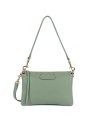 Lancaster 529-73 - CUIR DE VACHETTE - JADE dune trotteur multipoches sacs-a-mains