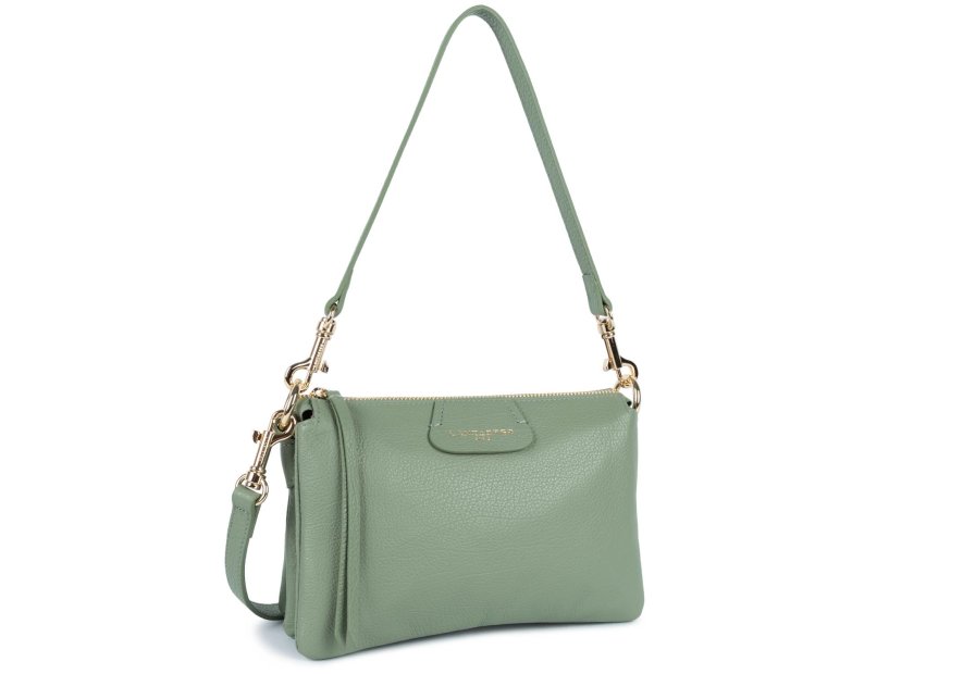 Lancaster 529-73 - CUIR DE VACHETTE - JADE dune trotteur multipoches Sacs à mains
