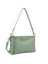 Lancaster 529-73 - CUIR DE VACHETTE - JADE dune trotteur multipoches sacs-a-mains
