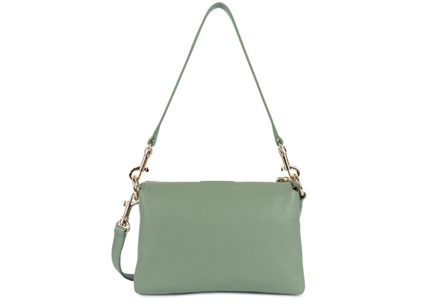 Lancaster 529-73 - CUIR DE VACHETTE - JADE dune trotteur multipoches Sacs à mains