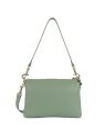 Lancaster 529-73 - CUIR DE VACHETTE - JADE dune trotteur multipoches sacs-a-mains