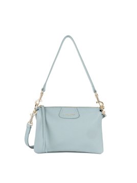 Lancaster 529-73 - CUIR DE VACHETTE - BLEU dune trotteur multipoches Sacs à mains