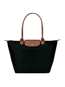 Longchamp 1899089 - NYLON ET CUIR - NOIR sac cabas l le pliage original format étudiant shopping