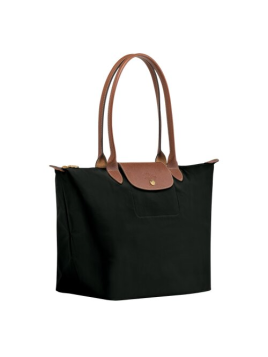 Longchamp 1899089 - NYLON ET CUIR - NOIR sac cabas l le pliage original format étudiant