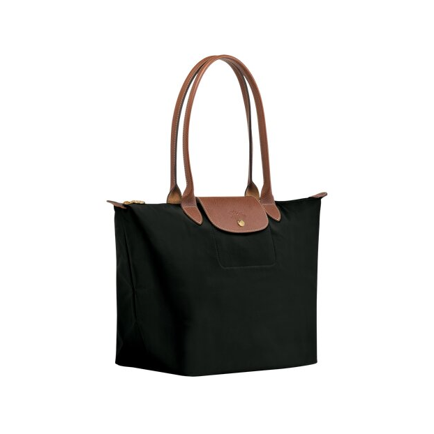 Longchamp 1899089 - NYLON ET CUIR - NOIR sac cabas l le pliage original format étudiant Sac business