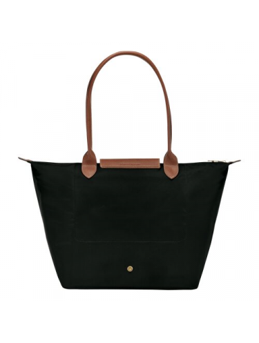 Longchamp 1899089 - NYLON ET CUIR - NOIR sac cabas l le pliage original format étudiant sac-business