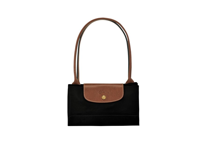 Longchamp 1899089 - NYLON ET CUIR - NOIR sac cabas l le pliage original format étudiant