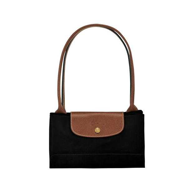 Longchamp 1899089 - NYLON ET CUIR - NOIR sac cabas l le pliage original format étudiant Sac business