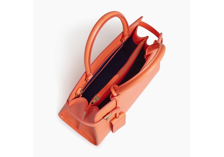 Le Tanneur TEMI1610 - CUIR DE VACHETTE - PÊ le tanneur-emilie-porte main s Sacs à mains