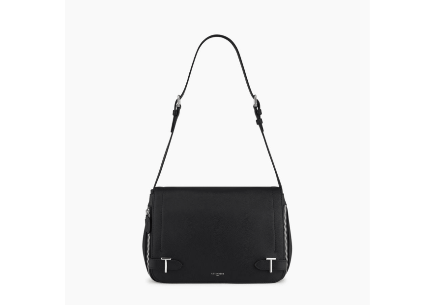Le Tanneur TMON1210 - CUIR DE VACHETTE - NO le tanneur-simone-sac rabat m Sacs à mains