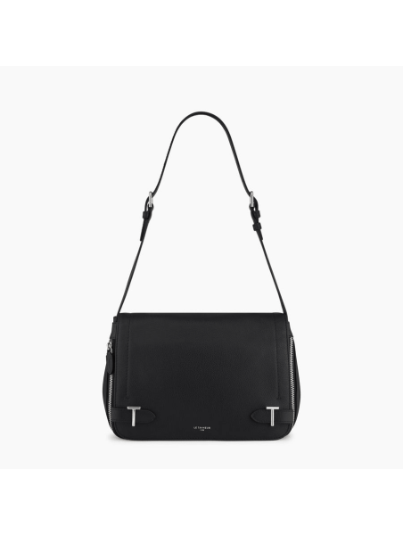 Le Tanneur TMON1210 - CUIR DE VACHETTE - NO le tanneur-simone-sac rabat m Sacs à mains