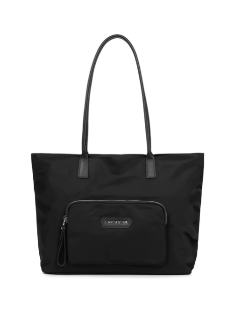 Lancaster 510-66 - NYLON - NOIR lancaster basic prenium sac cabas sac-a-main-shopping-toile-ou-cuir
