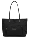 Lancaster 510-66 - NYLON - NOIR lancaster basic prenium sac cabas sac-a-main-shopping-toile-ou-cuir