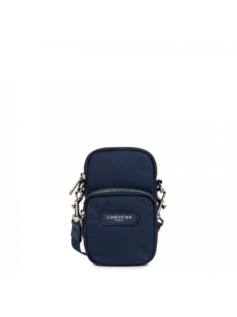 Lancaster 510-60 - NYLON - BLEUFONC lancaster basic prenium - mini sac téléphone sacs-a-mains
