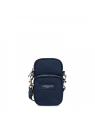 Lancaster 510-60 - NYLON - BLEUFONC lancaster basic prenium - mini sac téléphone sacs-a-mains