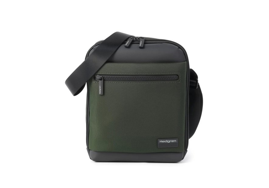 Hedgren HNXT02/INC - POLYESTER - VERT sac homme toile bandoulière taille m next sacoche homme