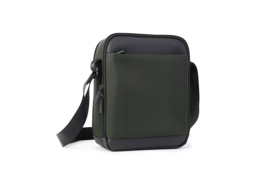 Hedgren HNXT02/INC - POLYESTER - VERT sac homme toile bandoulière taille m next sacoche homme