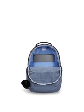 Kipling SEOUL S/I4082 - POLYAMIDE - BLUE sac à dos seoul s Loisirs