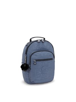 Kipling SEOUL S/I4082 - POLYAMIDE - BLUE sac à dos seoul s Loisirs
