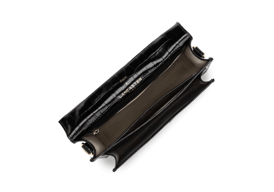 Lancaster 480-010 - CUIR DE VACHETTE - NOI sac rabat lancaster zoé Sacs à mains