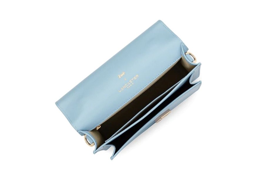Lancaster 480-010 - CUIR DE VACHETTE - BLE sac rabat lancaster zoé Sacs à mains