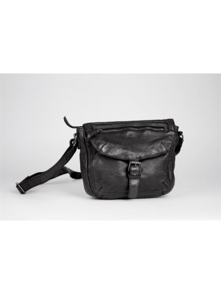 Bear Design CL32609 - CUIR DE VACHETTE - NOI bear design-classic-sac rabat m Sacs à mains