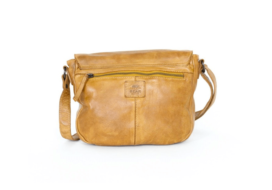 Bear Design CL32609 - CUIR DE VACHETTE - YEL bear design-classic-sac rabat m Sacs à mains