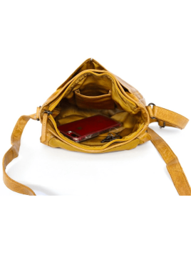 Bear Design CL32609 - CUIR DE VACHETTE - YEL bear design-classic-sac rabat m Sacs à mains