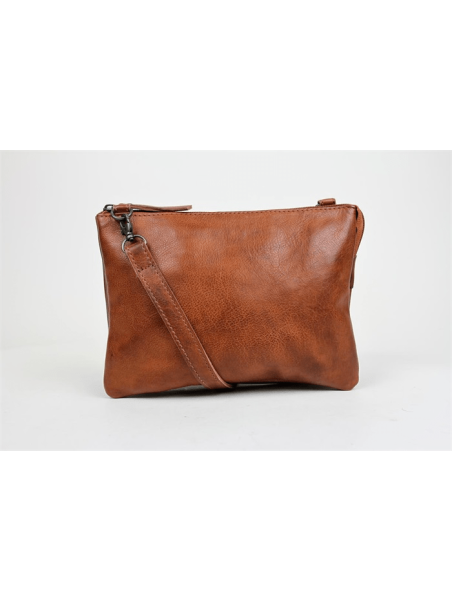 Bear Design CP1268 - CUIR DE VACHETTE - COGN bear designe-classic poches -trotteur s Sacs à mains