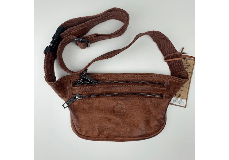 Bear Design CP1850 - CUIR DE VACHETTE - COGN bear design-classic poches-banane Loisirs