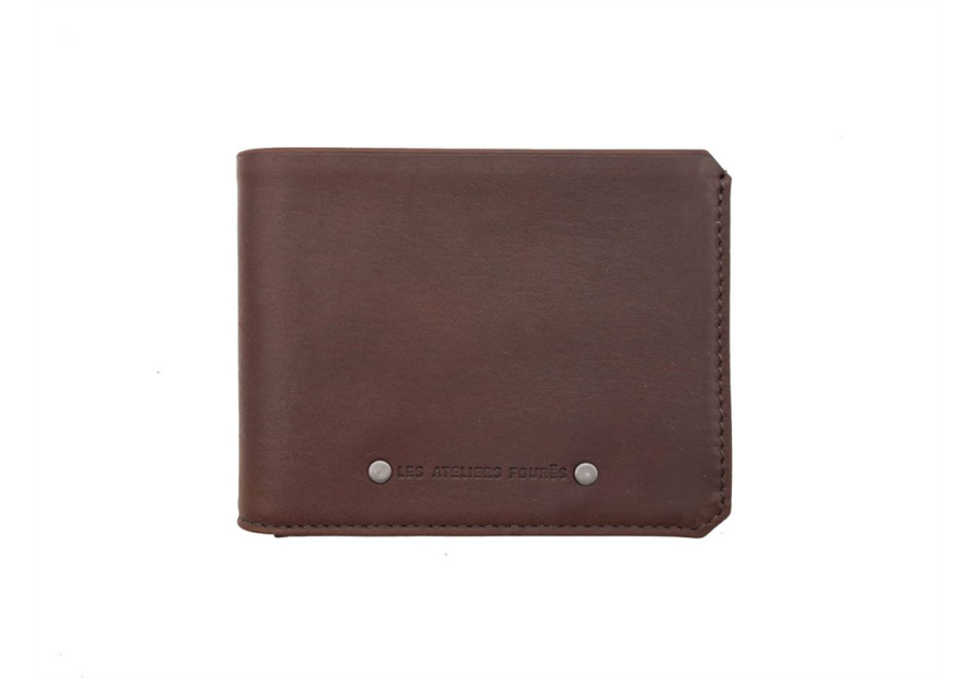 Les Ateliers Foures 960 - CUIR DE VACHETTE - COGNAC fourès-baroudeur-portefeuille italien Portefeuille Homme