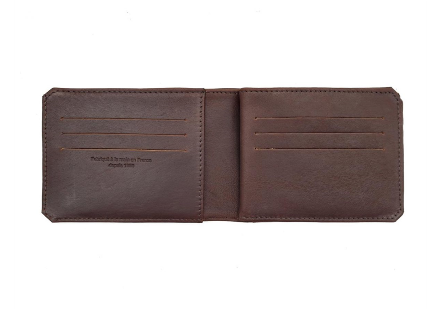 Les Ateliers Foures 960 - CUIR DE VACHETTE - COGNAC fourès-baroudeur-portefeuille italien Portefeuille Homme