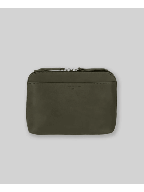 Les Ateliers Foures B729 - CUIR DE VACHETTE - KAKI fourès baroudeuse trotteur s sacs-a-mains