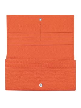 Longchamp 3146/HPN - CUIR DE VACHETTE - OR Roseau - Portefeuille long à rabat pmpb femme