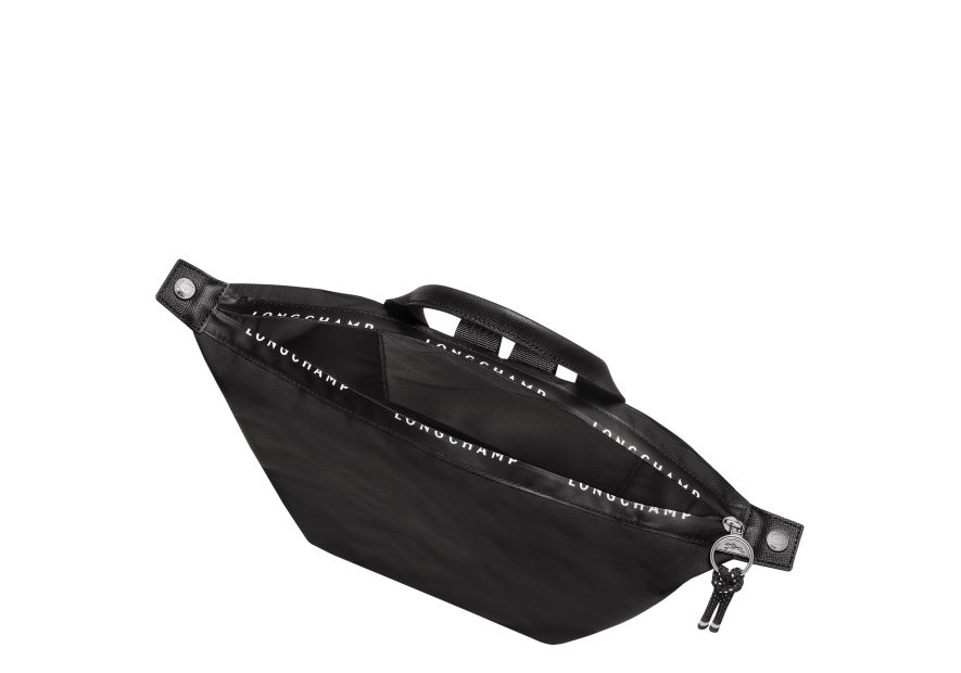 Longchamp 10166HSR - POLYAMIDE/CUIR - NOIR sac à dos l le pliage energy Sacs à mains