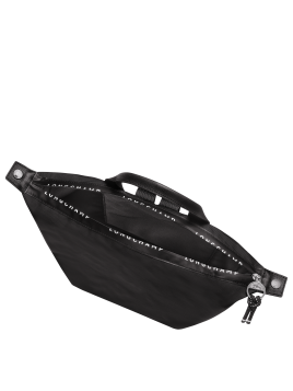 Longchamp 10166HSR - POLYAMIDE/CUIR - NOIR sac à dos l le pliage energy Sacs à mains