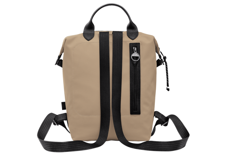 Longchamp 10166HSR - POLYAMIDE/CUIR - ARGI sac à dos l le pliage energy Sacs à mains