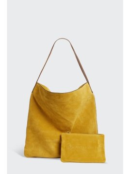 Gerard Darel LADY/407 - CUIR DE VACHETTE VELO sac besace plate gérard darel lady nubuck Sacs à mains