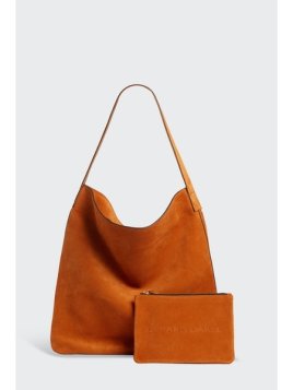 Gerard Darel LADY/407 - CUIR DE VACHETTE VELO sac besace plate gérard darel lady nubuck Sacs à mains