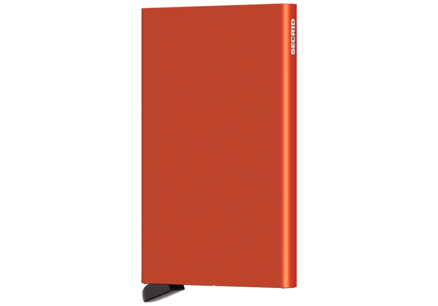 Secrid C - ALUMINIUM - ORANGE. porte carte secrid cardprotector