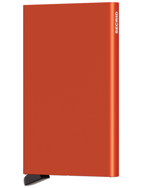 Secrid C - ALUMINIUM - ORANGE. porte carte secrid cardprotector