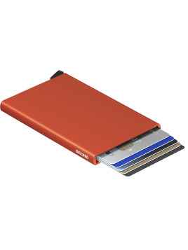 Secrid C - ALUMINIUM - ORANGE. porte carte secrid cardprotector
