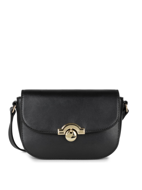 Lancaster 531-001 - CUIR DE VACHETTE - NOI lancaster paris médaille trotteur rabat sacs-a-mains