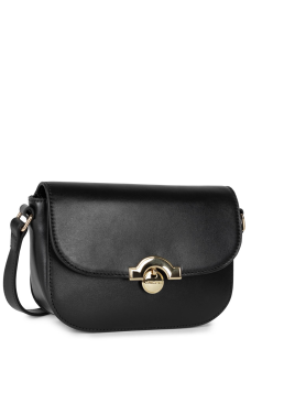 Lancaster 531-001 - CUIR DE VACHETTE - NOI lancaster paris médaille trotteur rabat Sacs à mains