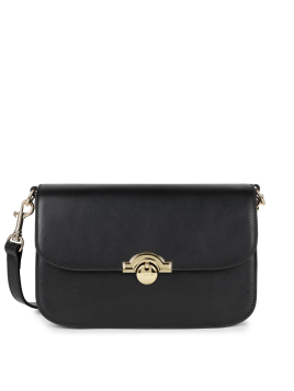 Lancaster 531-003 - CUIR DE VACHETTE - NOI paris médaille trotteur rabat l Sacs à mains