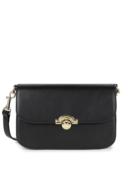 Lancaster 531-003 - CUIR DE VACHETTE - NOI paris médaille trotteur rabat l sacs-a-mains