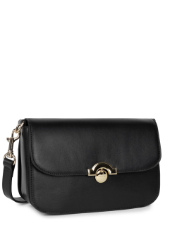 Lancaster 531-003 - CUIR DE VACHETTE - NOI paris médaille trotteur rabat l Sacs à mains